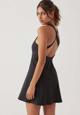 NWT Outdoor Voices Cross Back Exercise Dress in Black